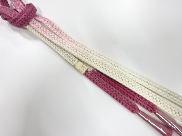 未使用品　正絹　手組帯締め